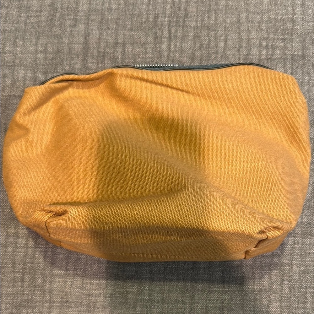 Mustard  Canvas Pouch